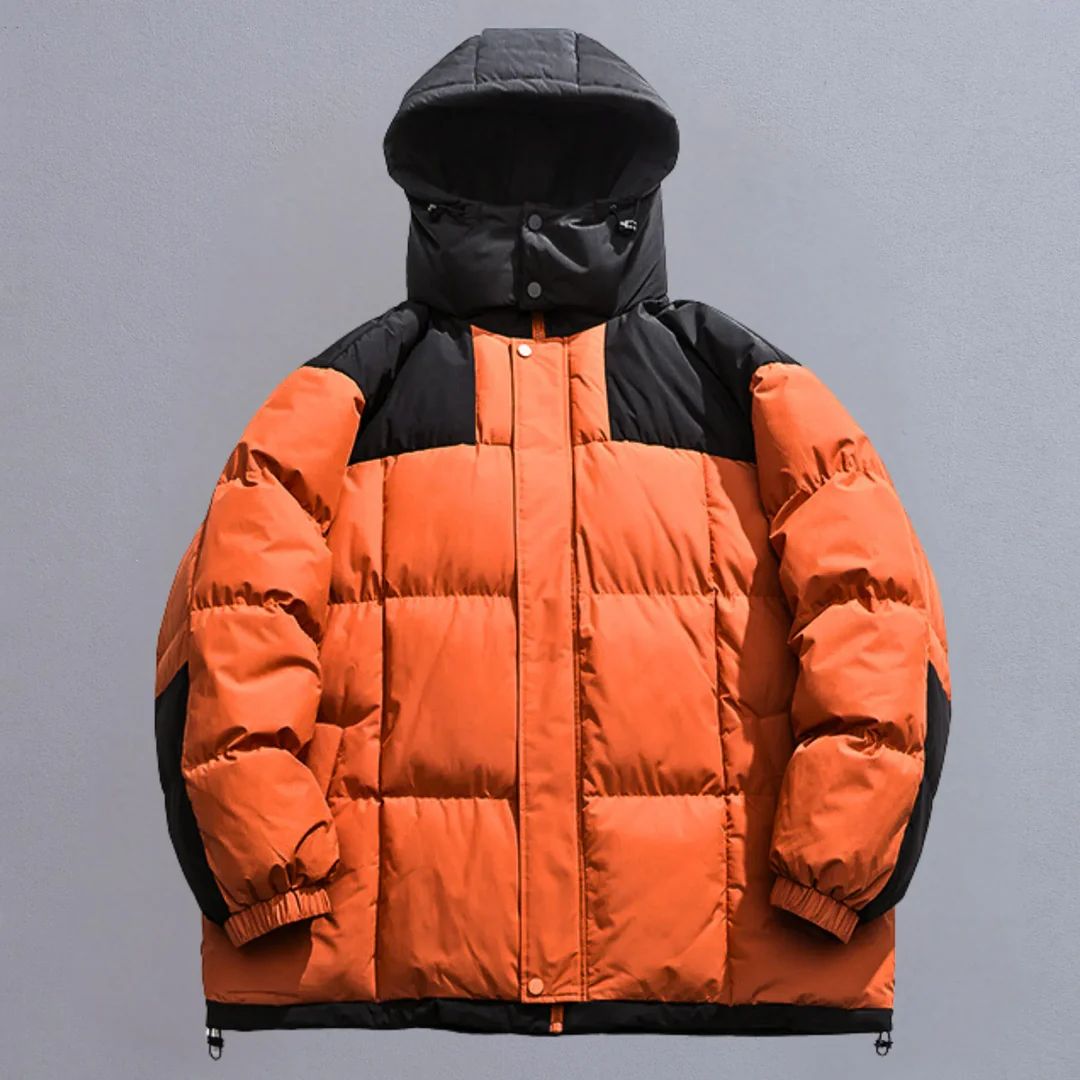 Chamarra Puffer Hooded Core - Amarillo