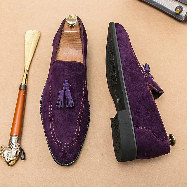 Mocasín Tassel Royale Noctis - Púrpura oscuro