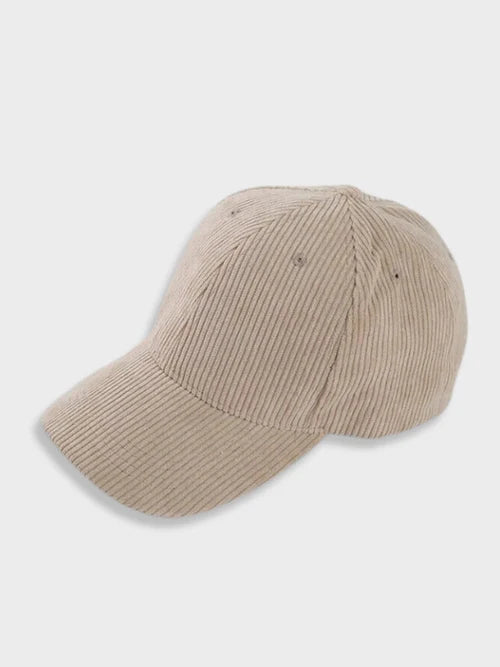 Gorra de Pana Clásica - Negro