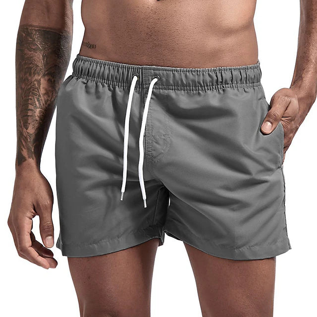 Short Swim Core con Cordón - Gris