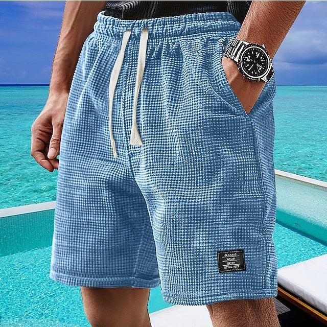 Short Brisa Texturizado con Cordón - Caqui