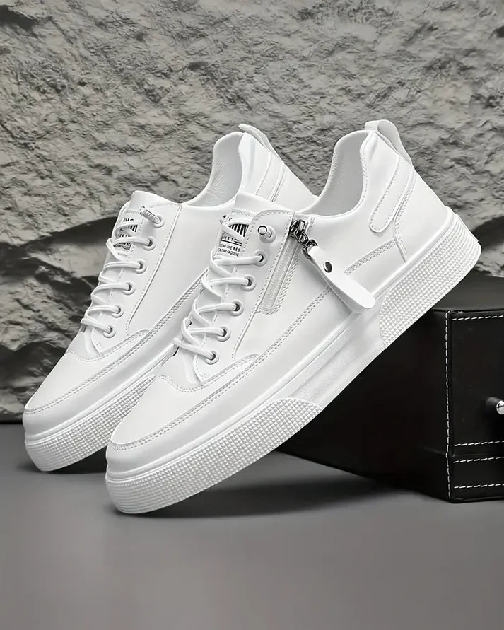 Tenis Cierre Lateral - Blanco