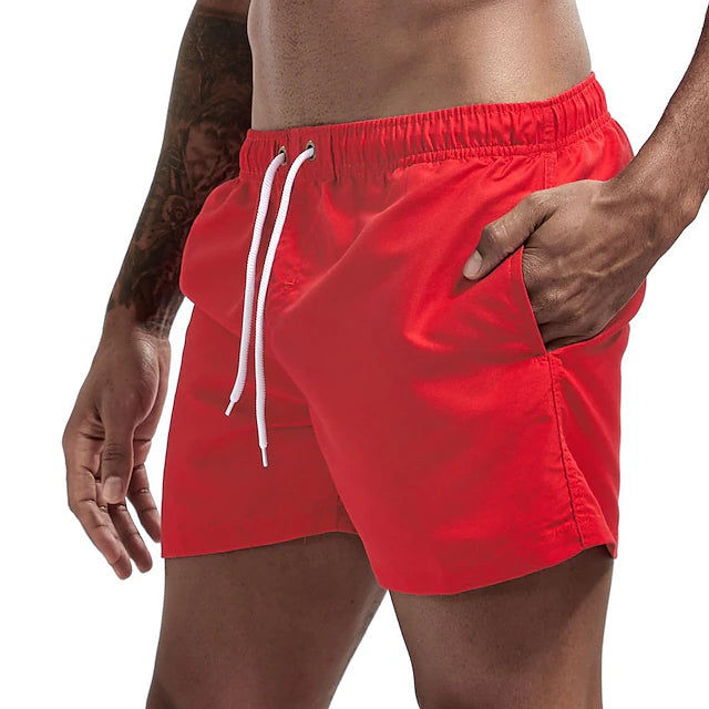 Short Swim Core con Cordón - Rojo