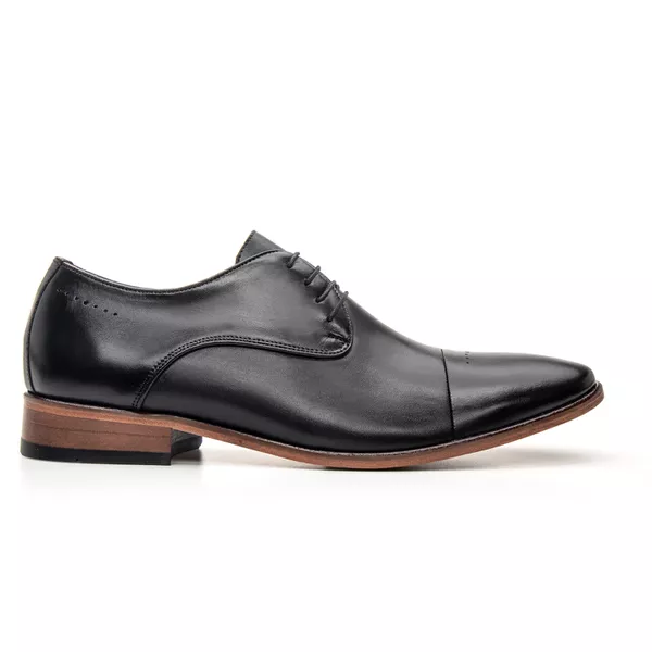 Zapato Derby Cap Toe Classic - Negro