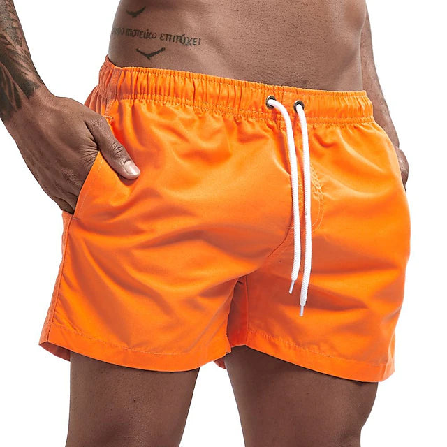 Short Swim Core con Cordón - Naranja