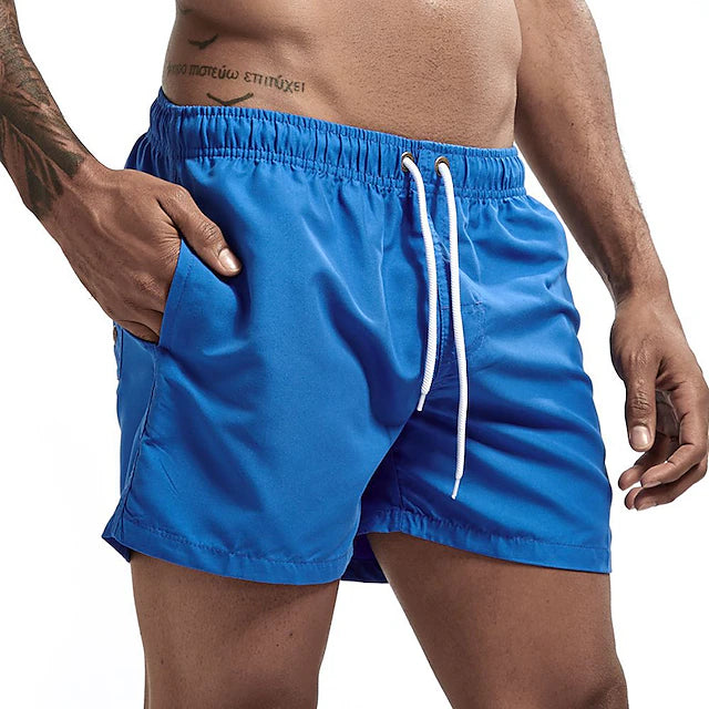 Short Swim Core con Cordón - Azul cielo