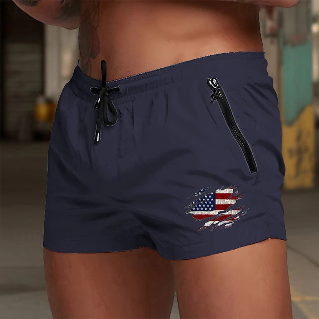 Short Swim Zip Core - Azul Marino