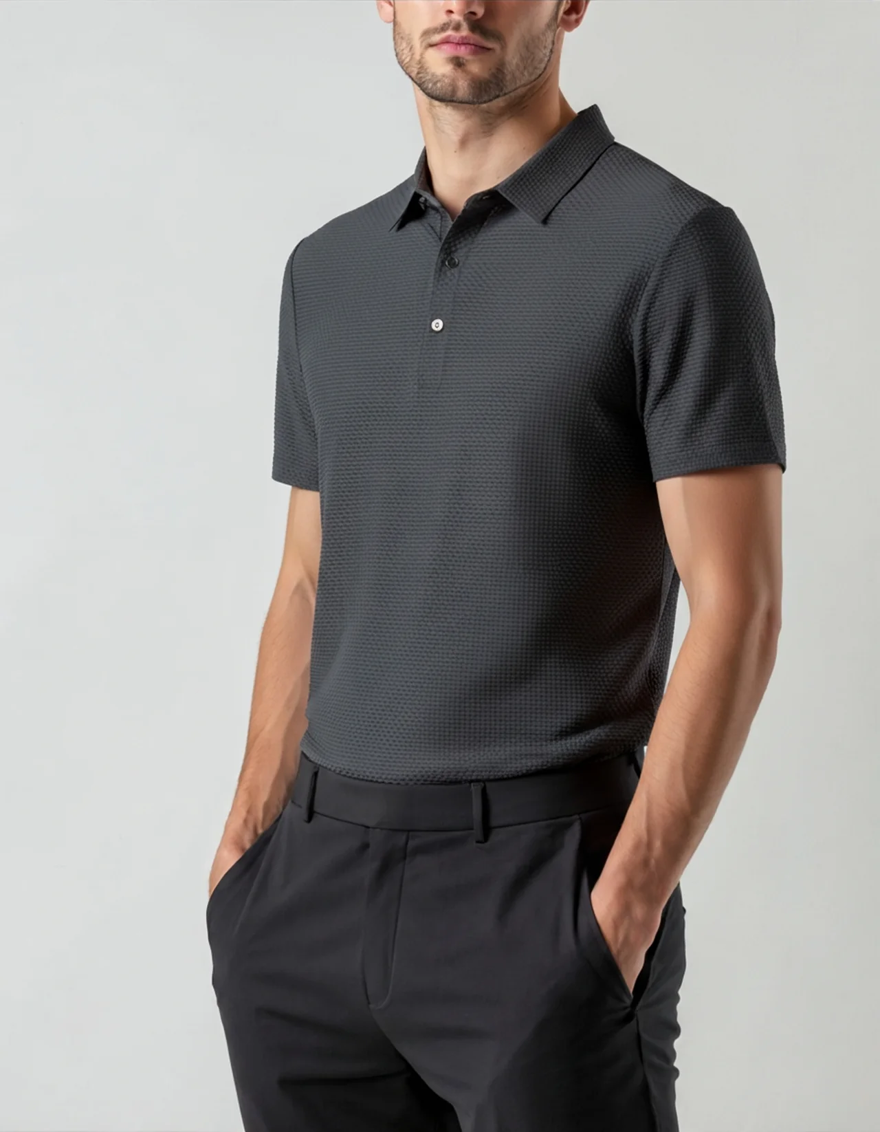 Polo AeroMesh - Negro