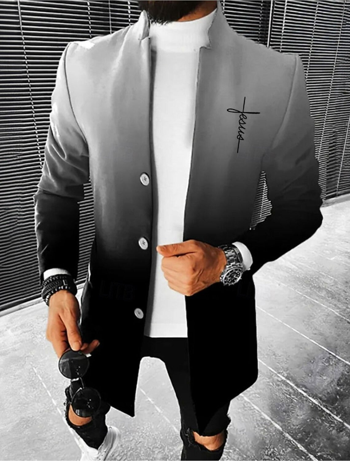 Chamarra Minimal Signature - Gris