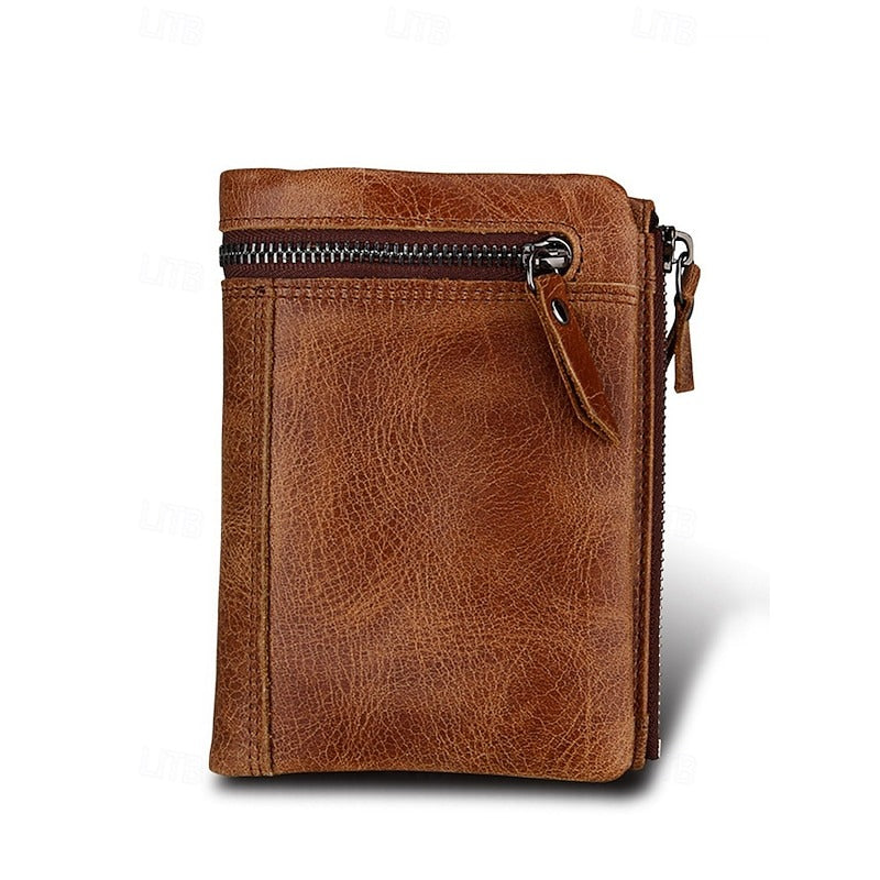 Cartera Compacta RFID - Café
