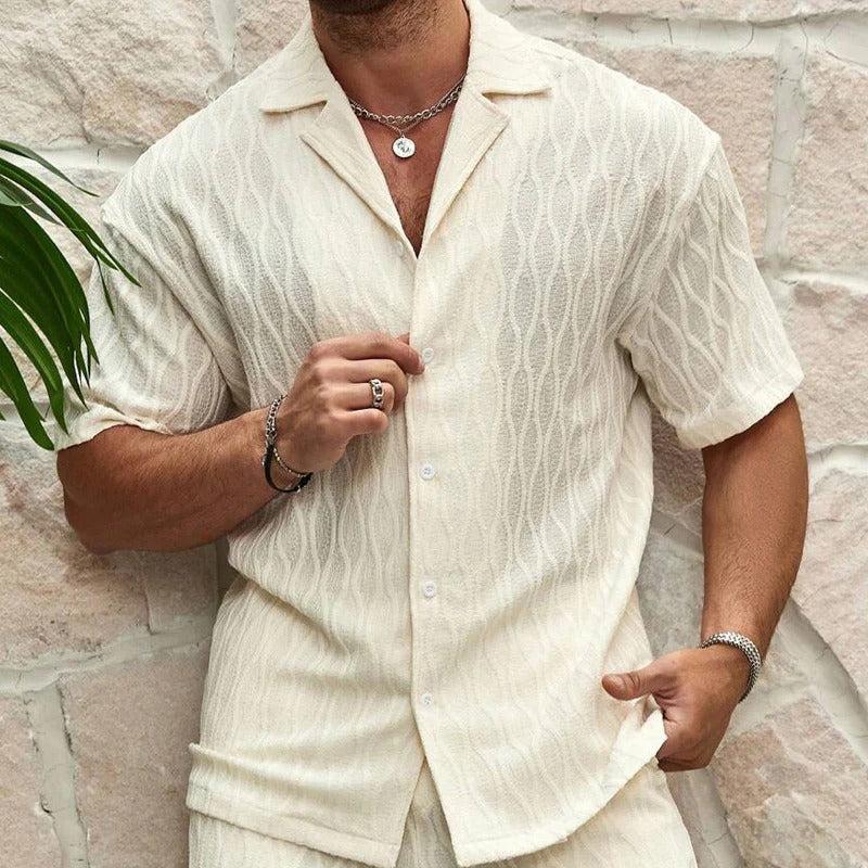 Conjunto de Algodón Coastal Weave – Marfil
