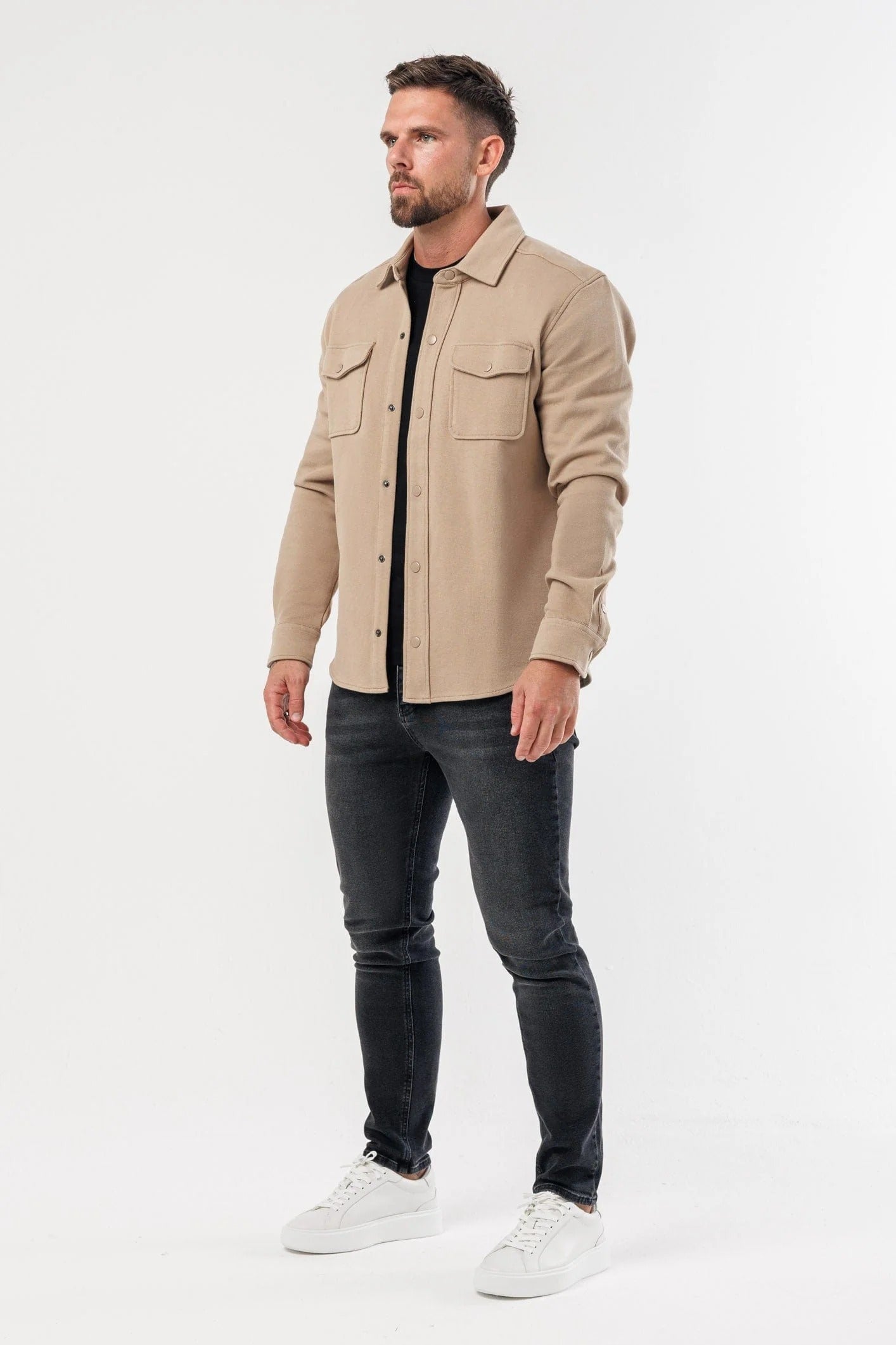 Chamarra Classic Cotton Signature - Beige