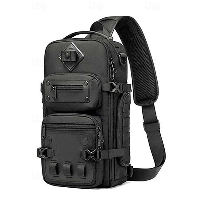Mochila Cruzada de Poliéster - Camuflado