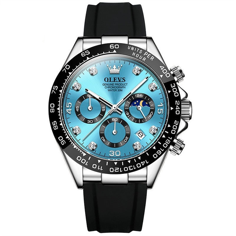 Reloj Cronógrafo Deportivo - Azul