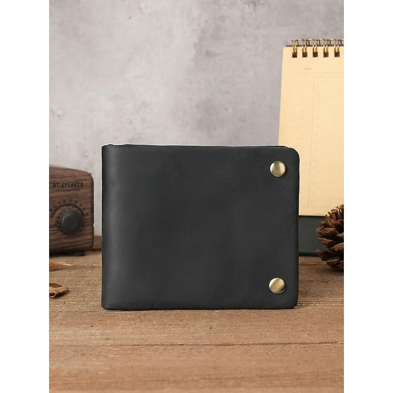 Cartera Vintage de Cuero - Negro 2
