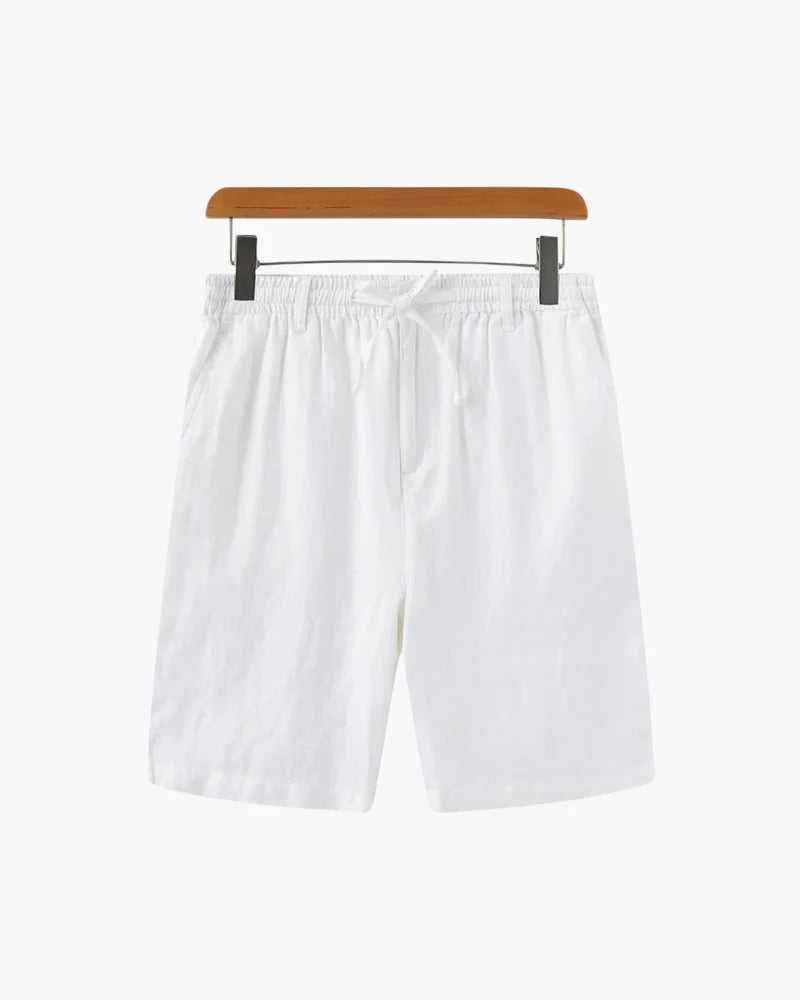 Shorts Linen Ease – Blanco