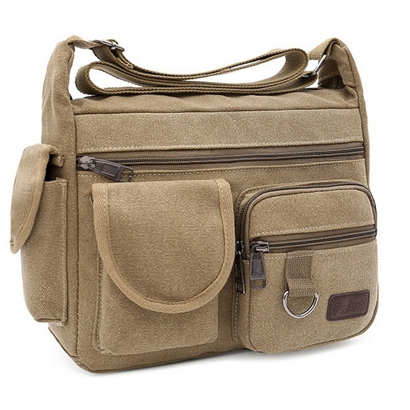 Bolsa de Lona con Correa Ajustable - Negro