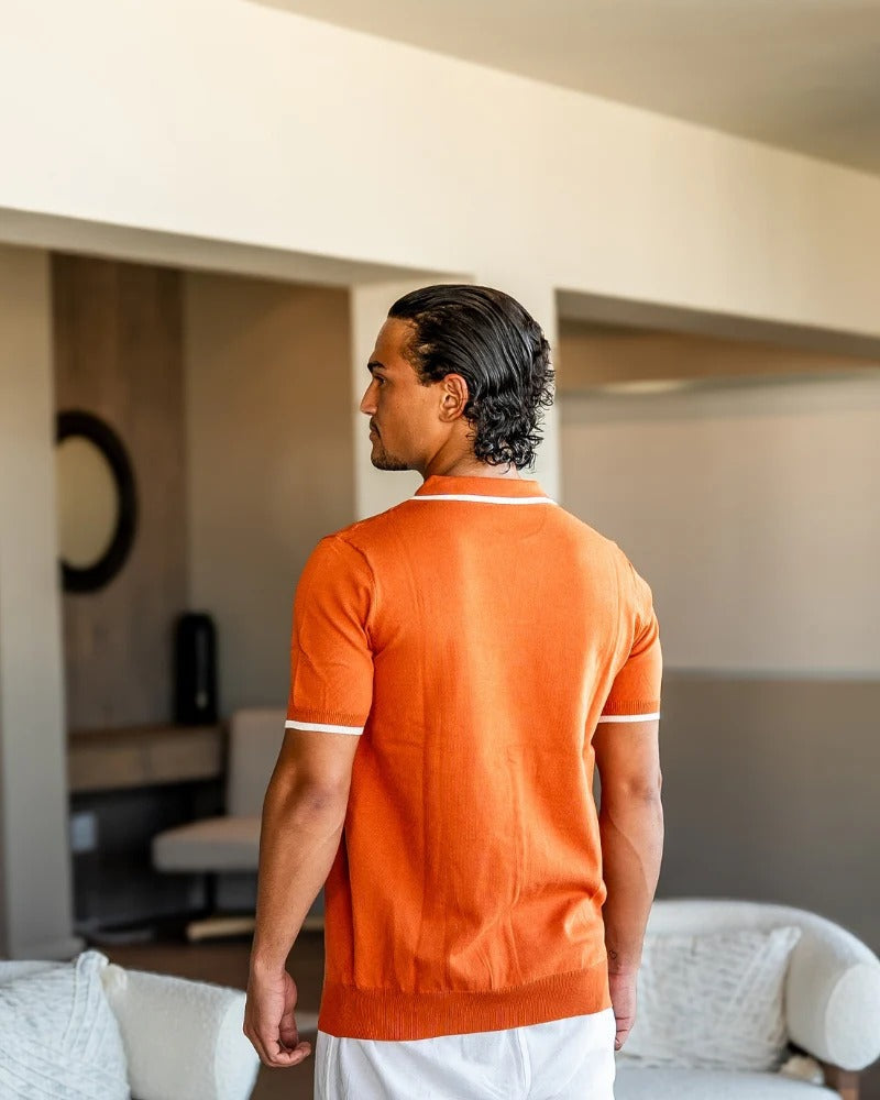 Polo de Punto Riviera – Naranja