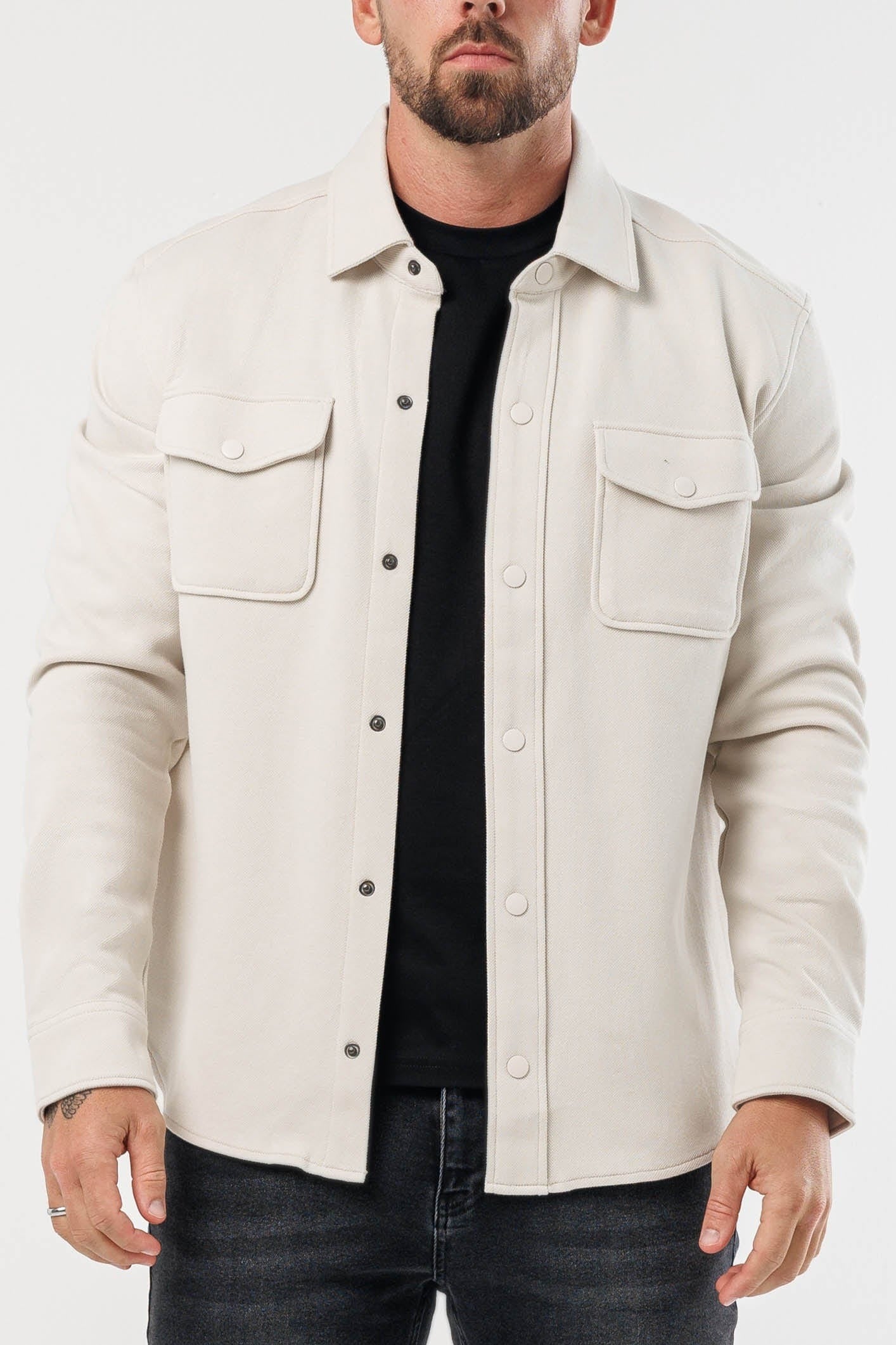 Chamarra Classic Cotton Signature - Piedra
