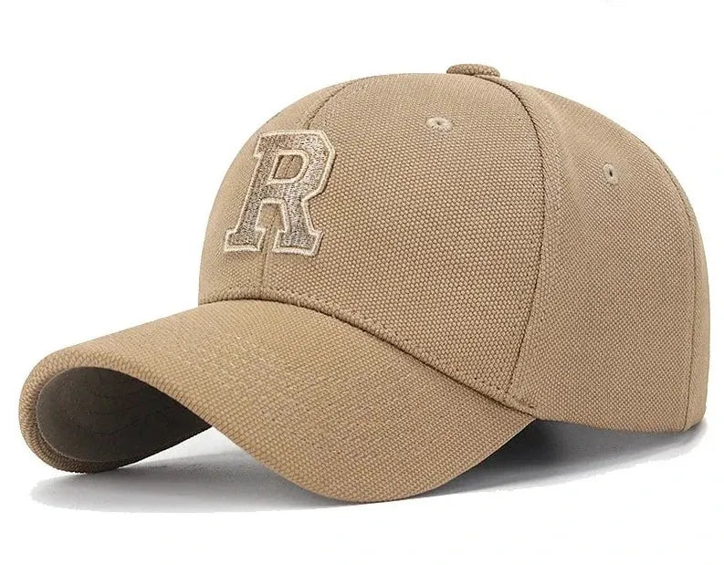 Gorra R Bordada Clásica - Beige