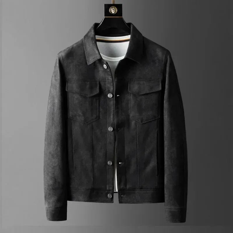 Chaqueta de Camurça - Kaki