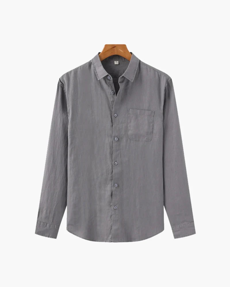 Camisa Linen Breeze – Gris