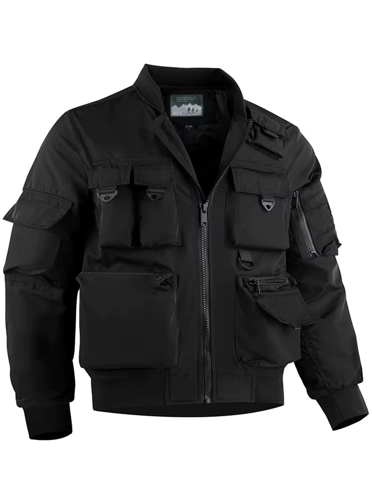 Chaqueta Táctica Multi Bolsillos - Negro