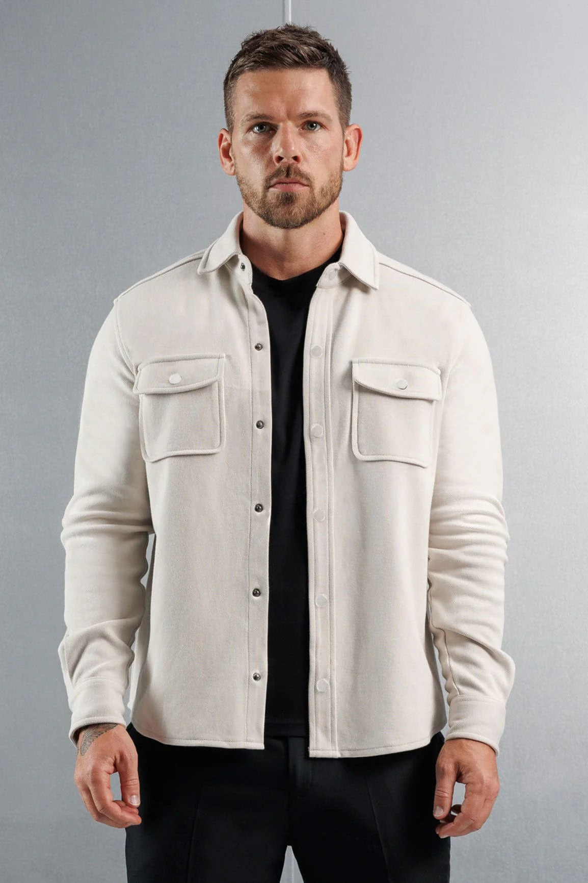 Chamarra Classic Cotton Signature - Piedra