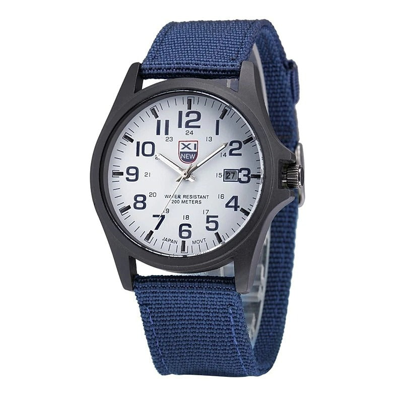 Reloj Deportivo de Lona - Negro