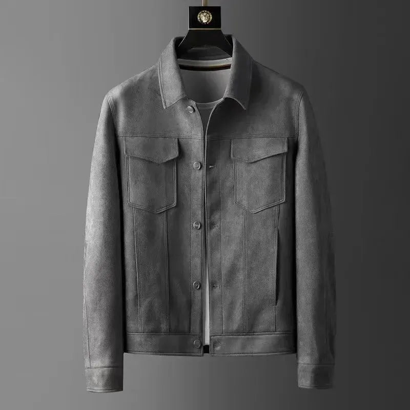 Chaqueta de Camurça - Kaki