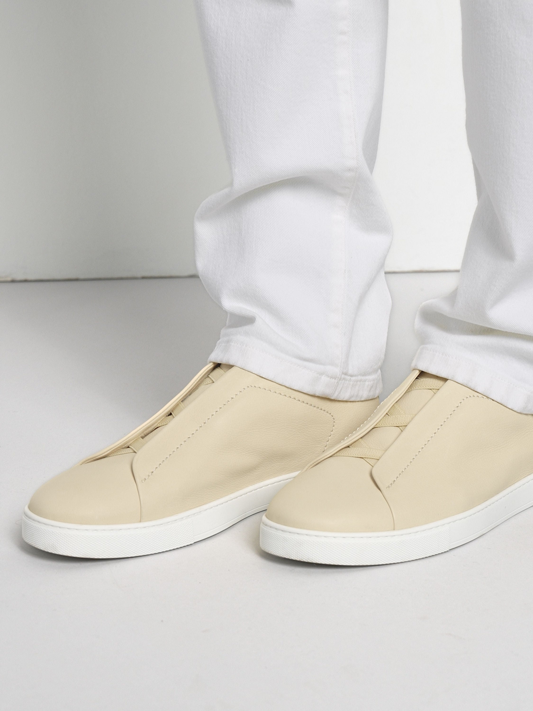 Triple Stitch SECONDSKIN Slip-On Zapatilla - Amarillo pastel