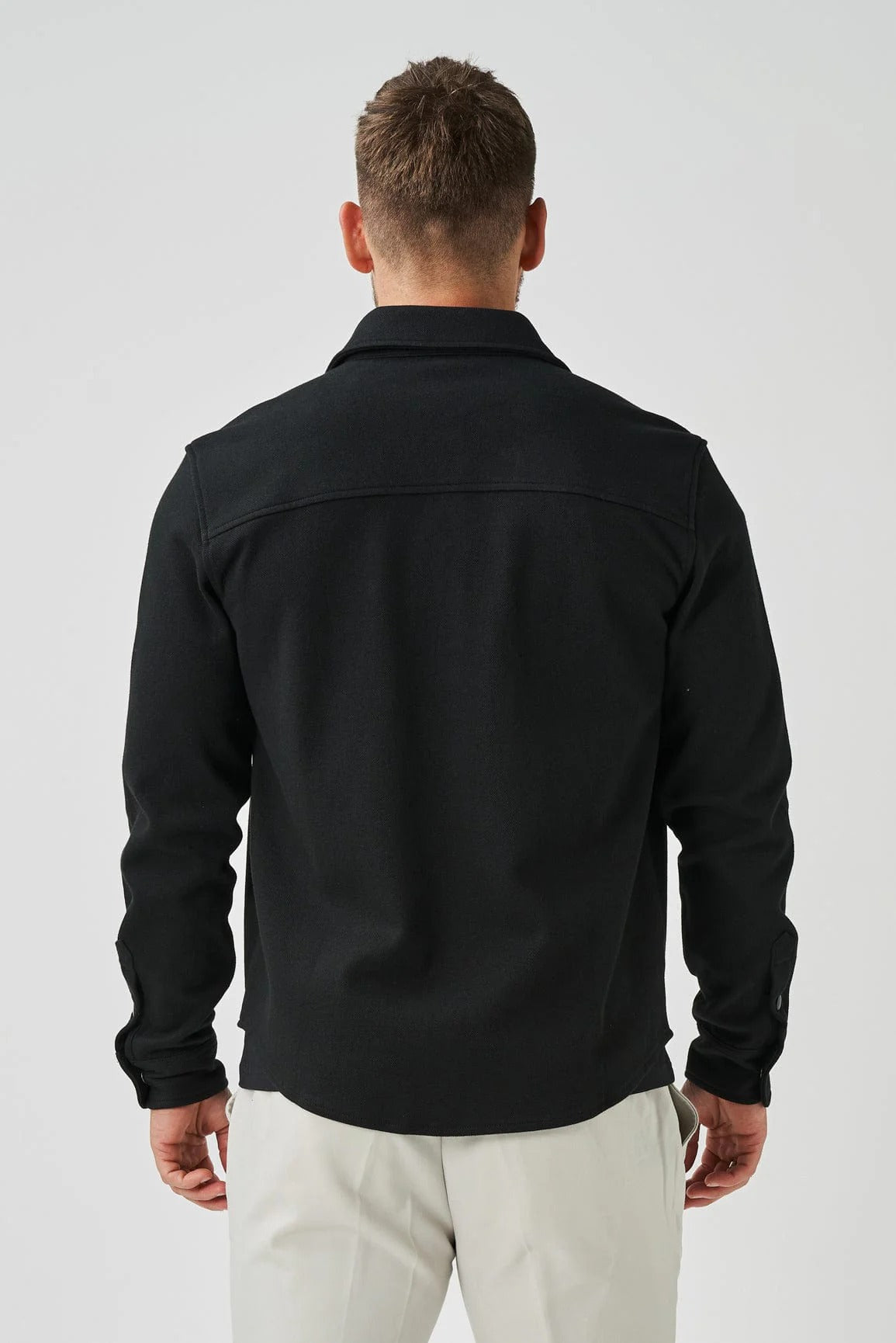 Chamarra Classic Cotton Signature - Negro
