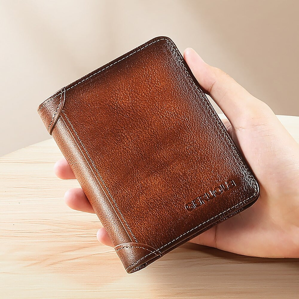 Cartera Clásica RFID - Café