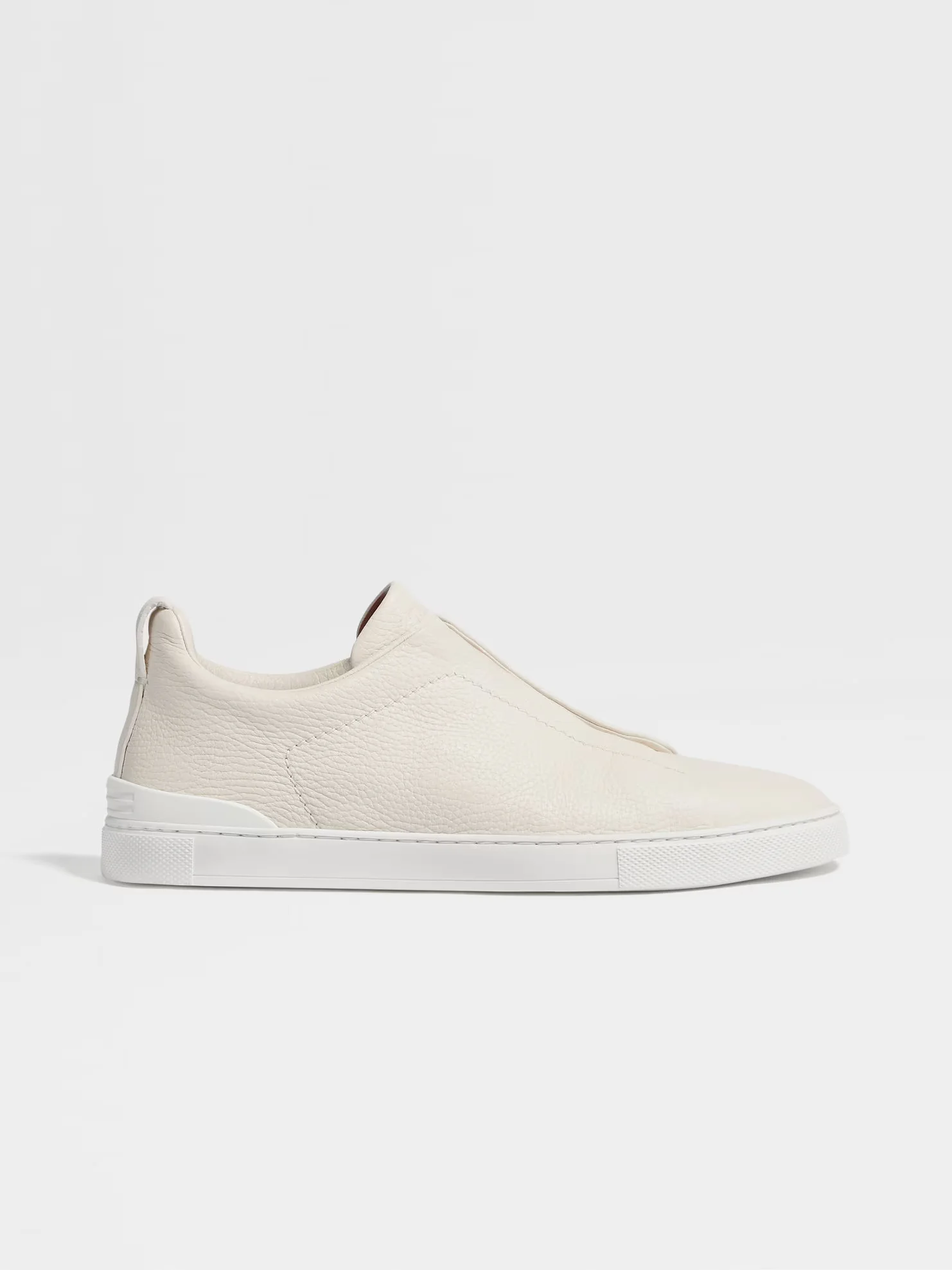 Triple Stitch Blanco Cuero Zapatillas