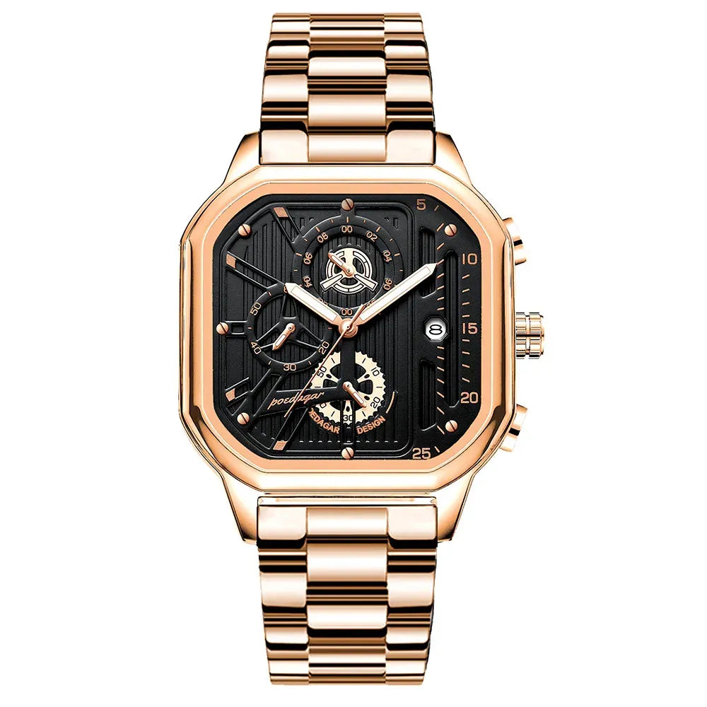 Reloj Cronógrafo Cuadrado Apex