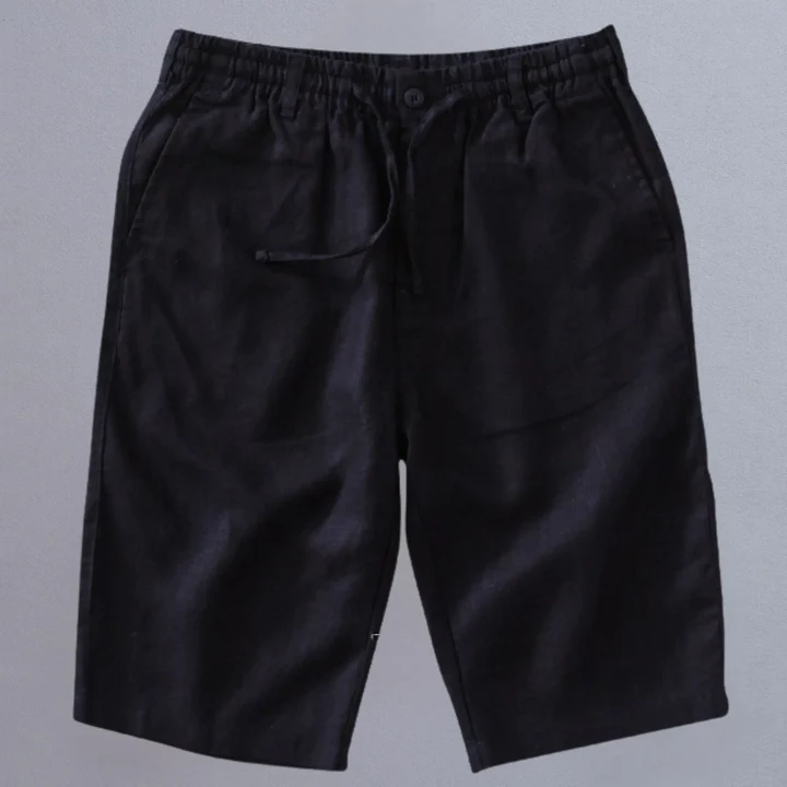 Shorts Lino Soft Coast - Azul