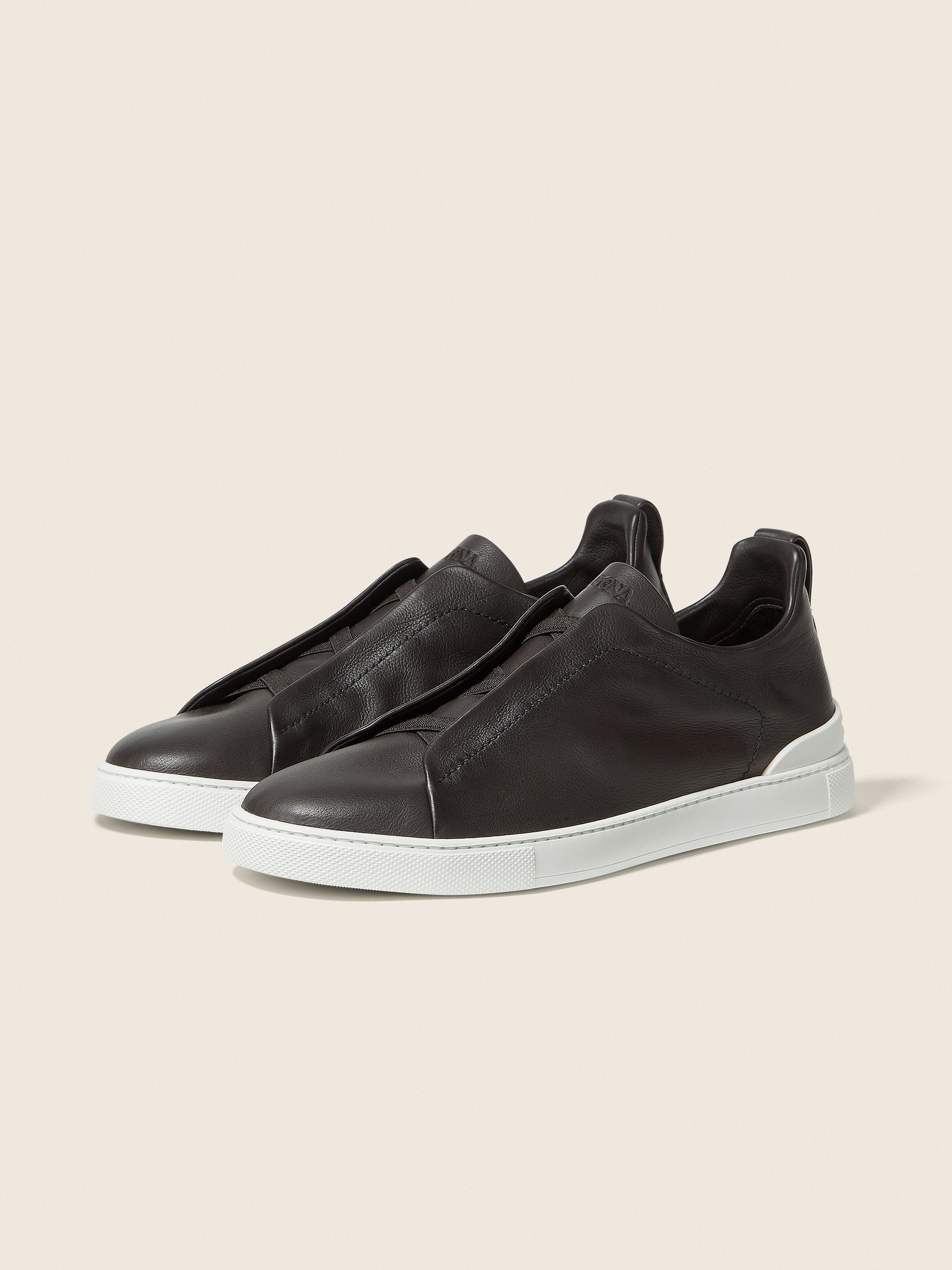 Triple Stitch SECONDSKIN Slip-On Zapatilla - Marrón