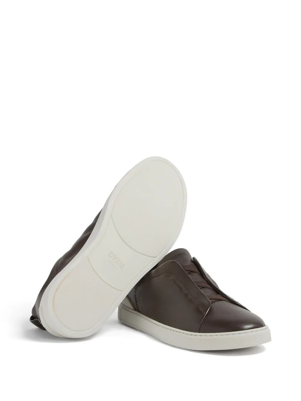 Triple Stitch Zapatillas Marrón oscuro