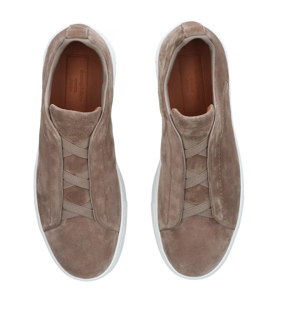 Triple Stitch Gamuza Zapatillas
