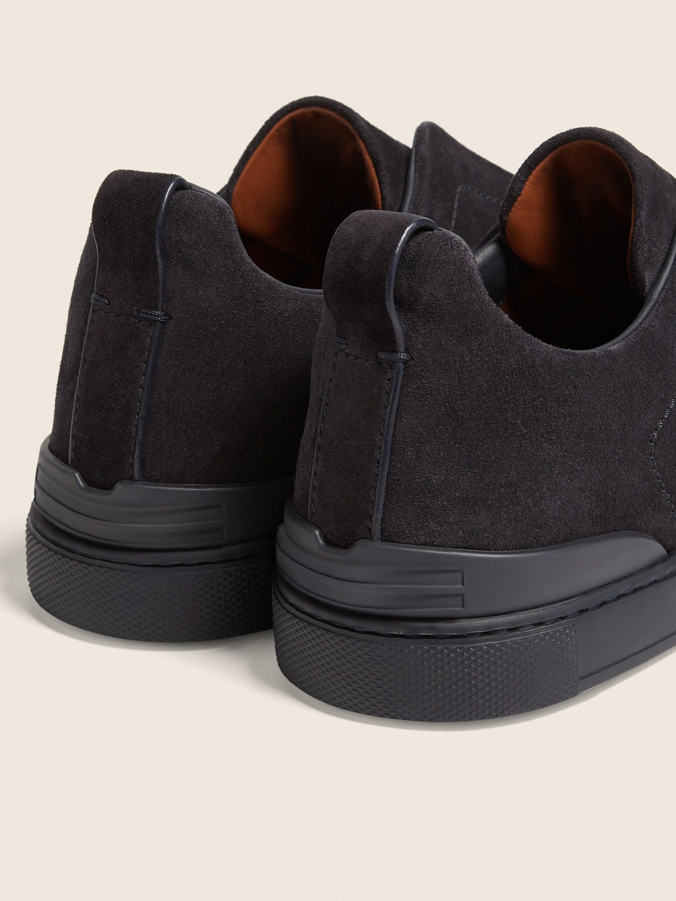 Triple Stitch Gamuza Slip-On Zapatilla – Azul marino