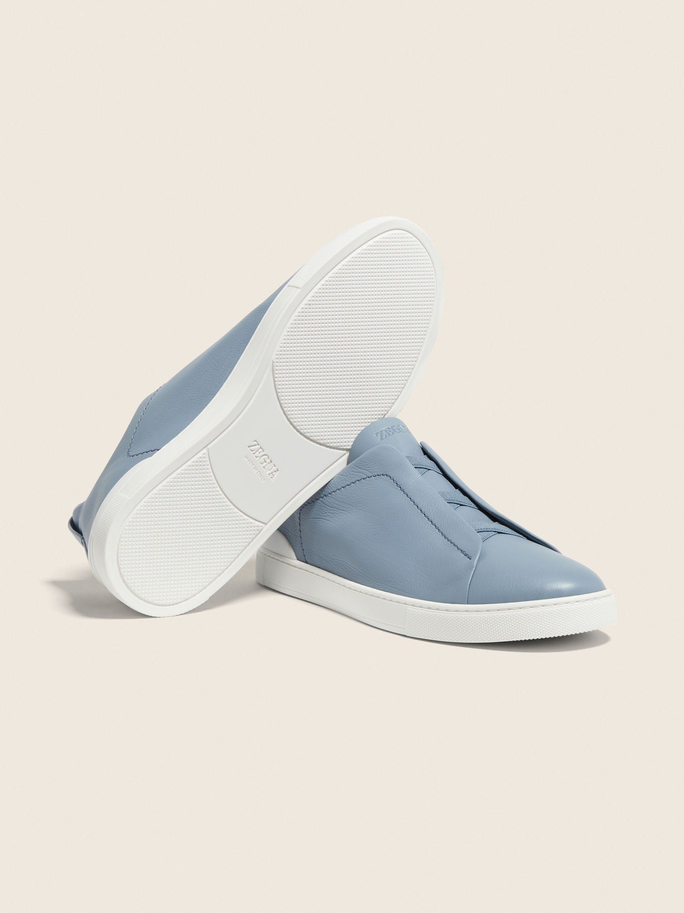 Triple Stitch SECONDSKIN Slip-On Zapatilla - Azul claro
