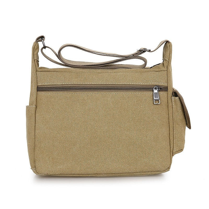 Bolsa de Lona con Correa Ajustable - Kaki