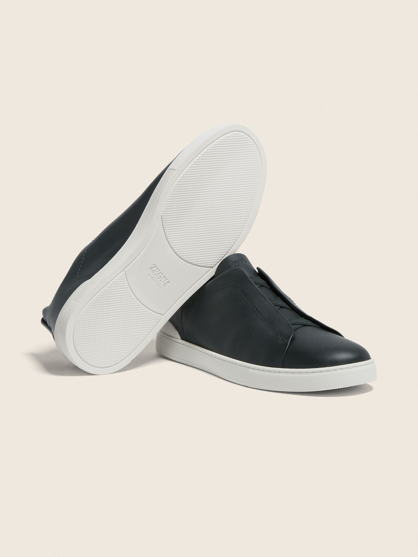 Triple Stitch SECONDSKIN Slip-On Zapatilla - Verde oscuro
