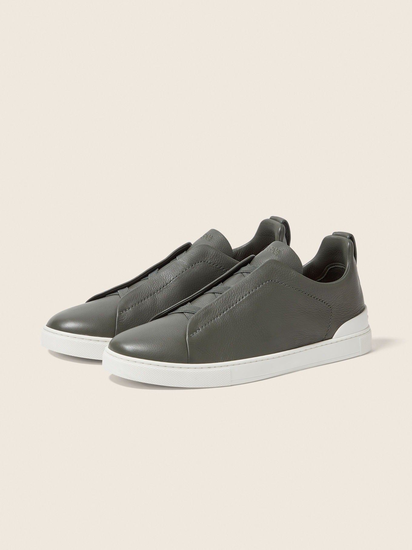 Triple Stitch SECONDSKIN Slip-On Zapatilla - Verde oliva