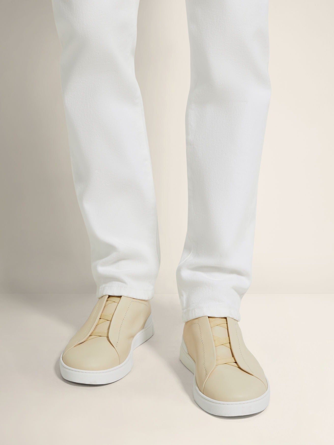 Triple Stitch SECONDSKIN Slip-On Zapatilla - Amarillo pastel