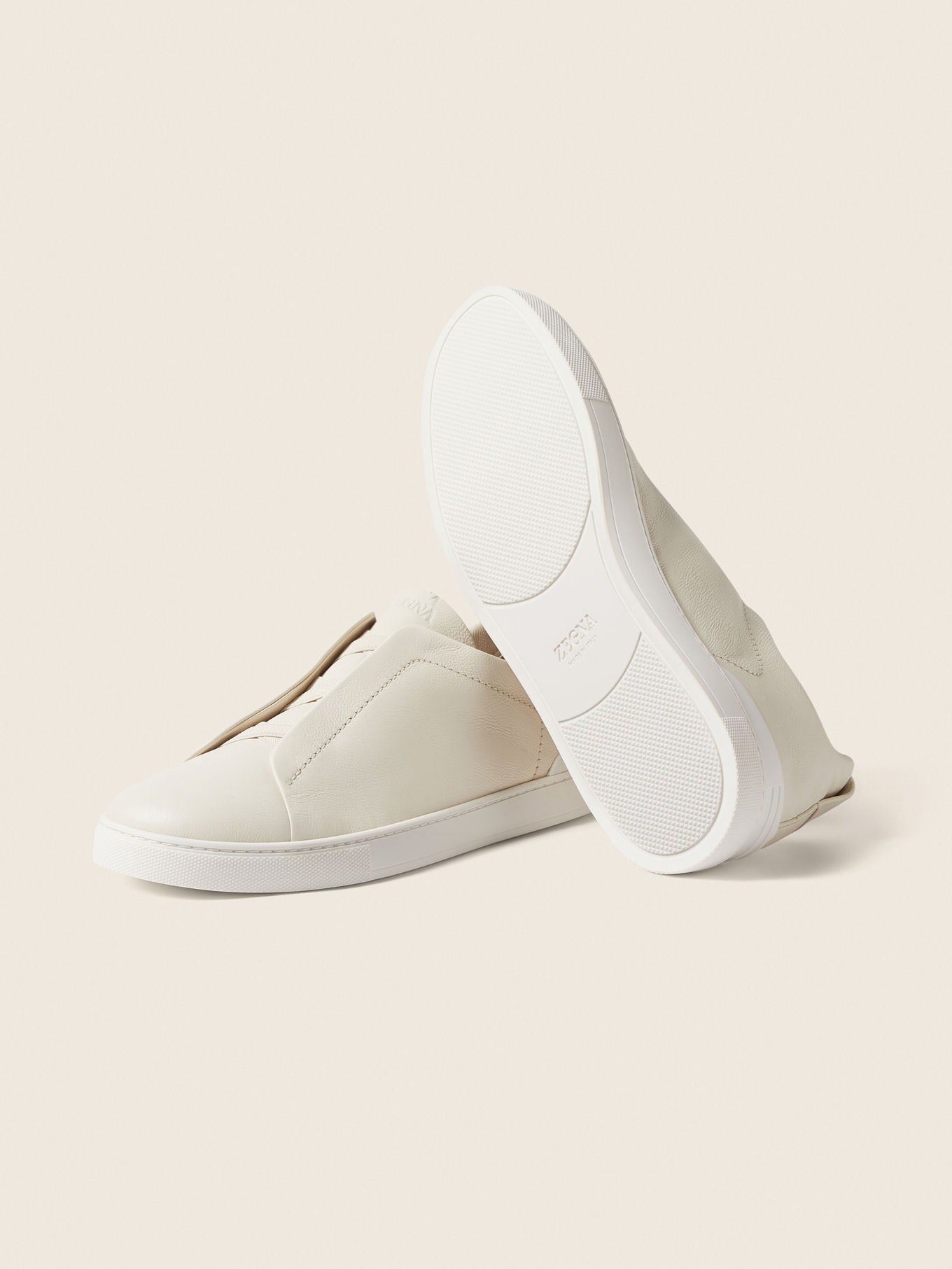 Triple Stitch SECONDSKIN Slip-On Zapatilla - Blanco