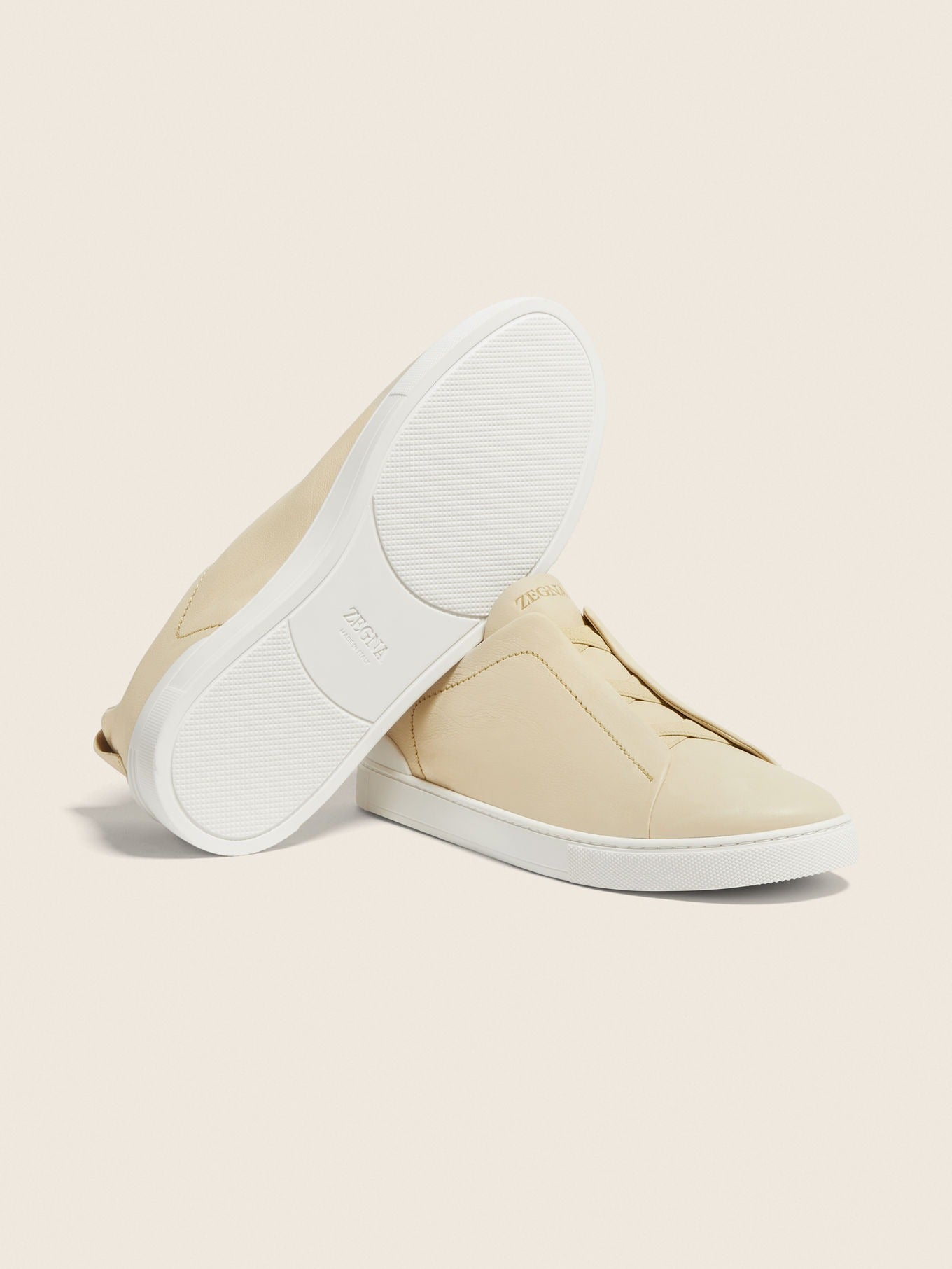 Triple Stitch SECONDSKIN Slip-On Zapatilla - Amarillo pastel