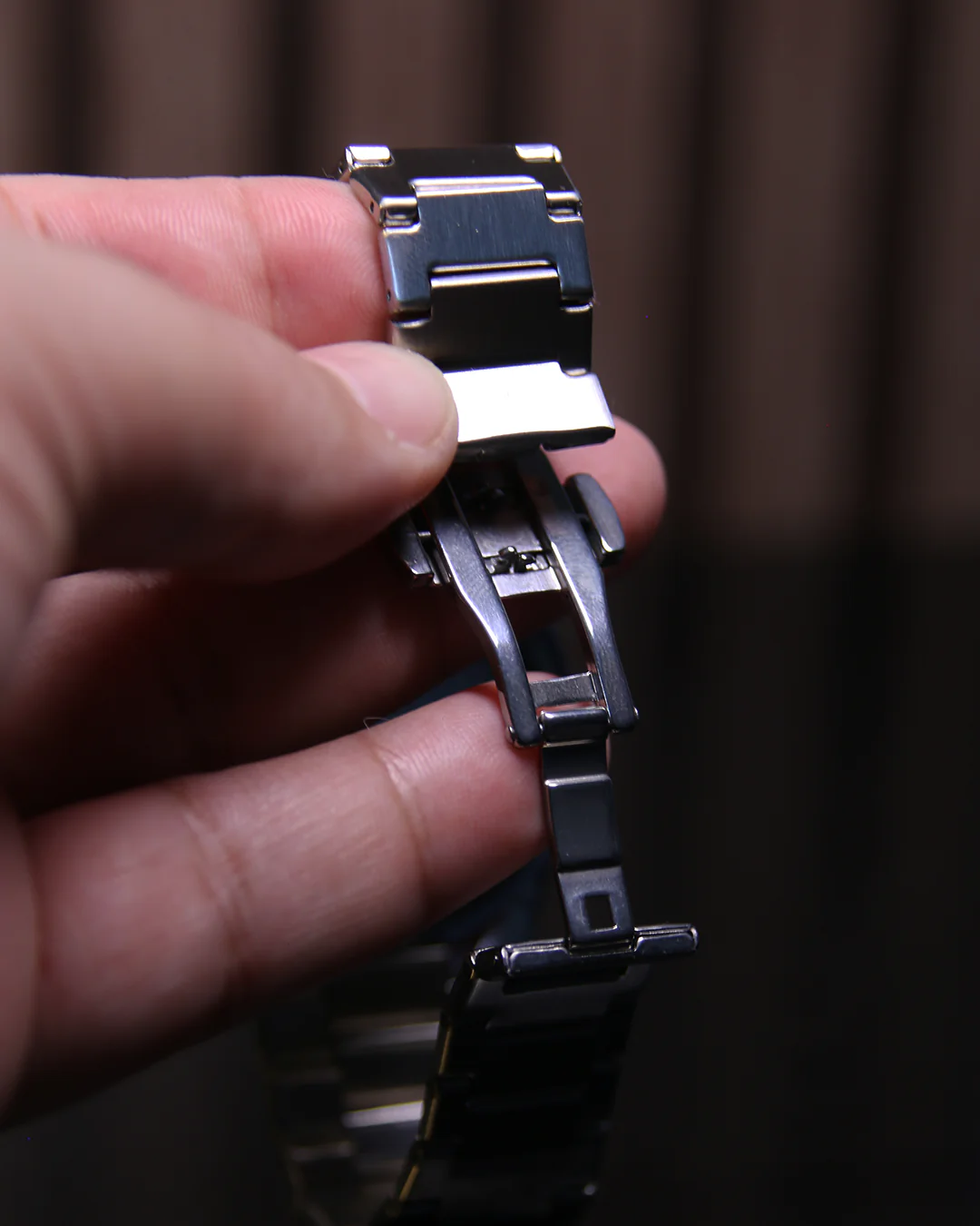Reloj de Acero Mint Grid