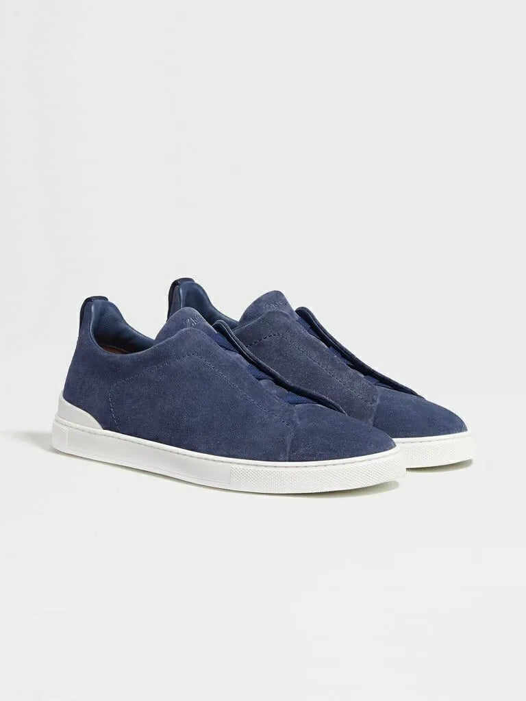 Triple Stitch Marino Gamuza Zapatillas