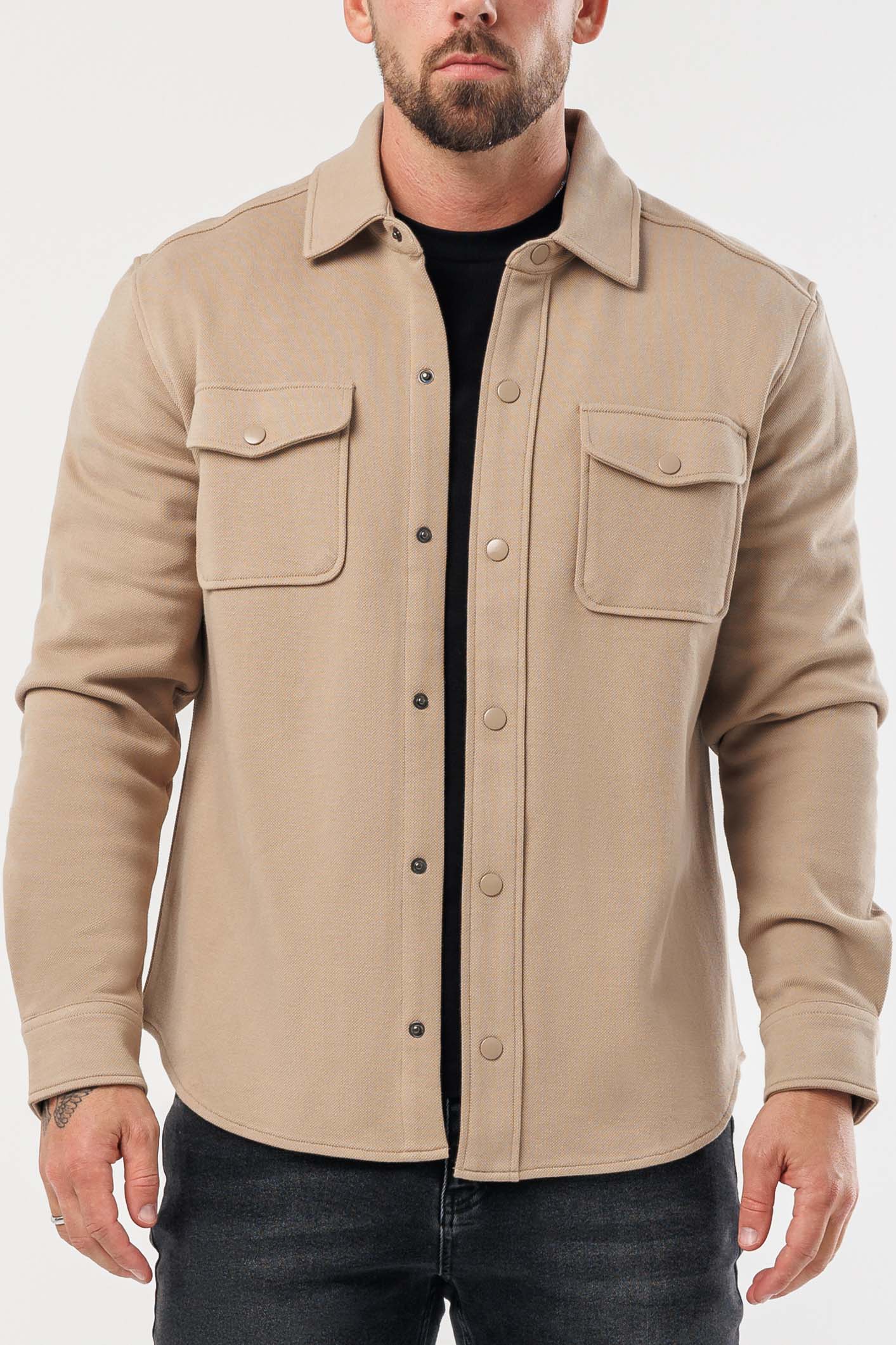 Chamarra Classic Cotton Signature - Beige